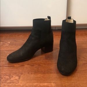 NWOT Jimmy choo black suede booties
